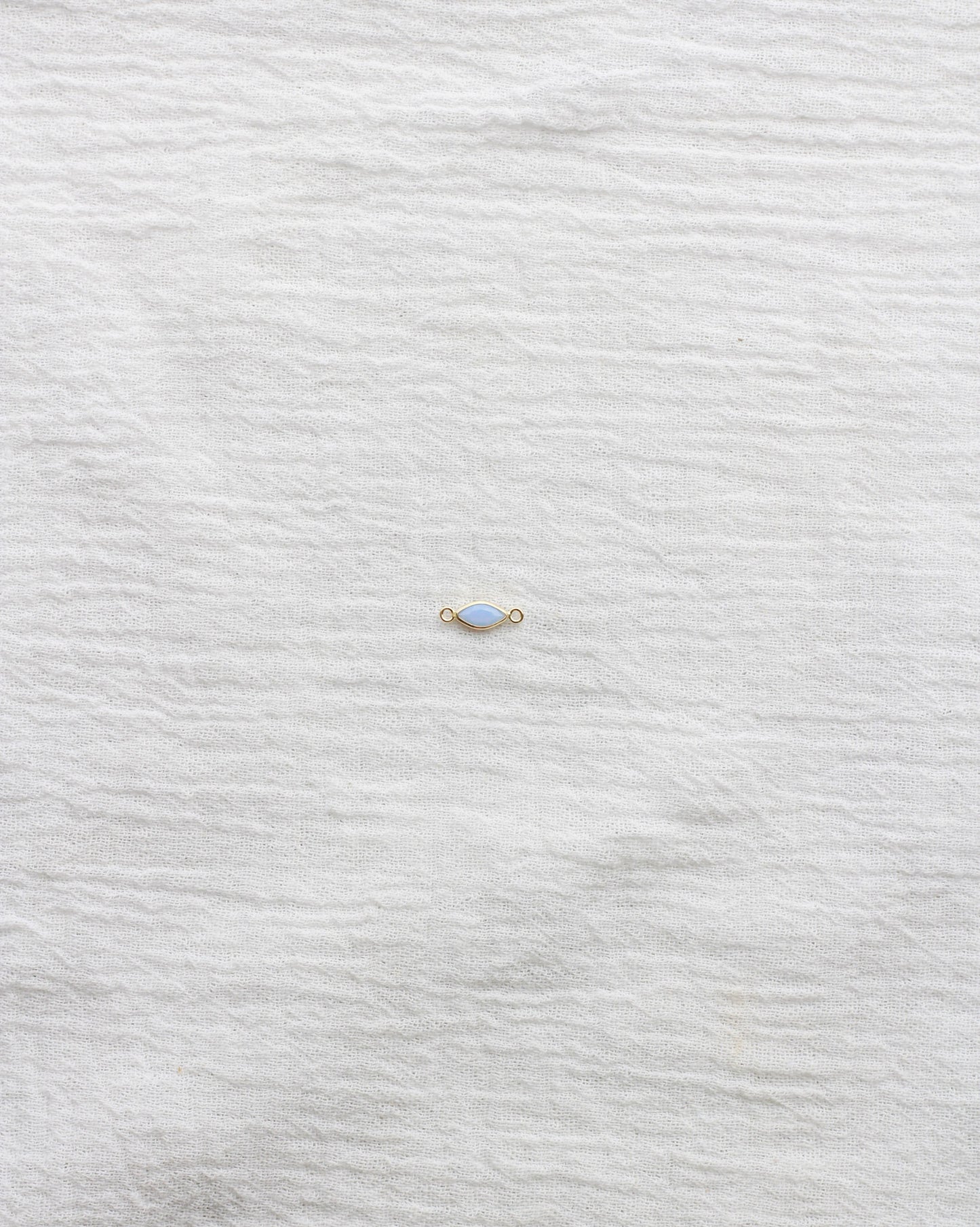 3mm Blue Opal Marquise Connector, CN319