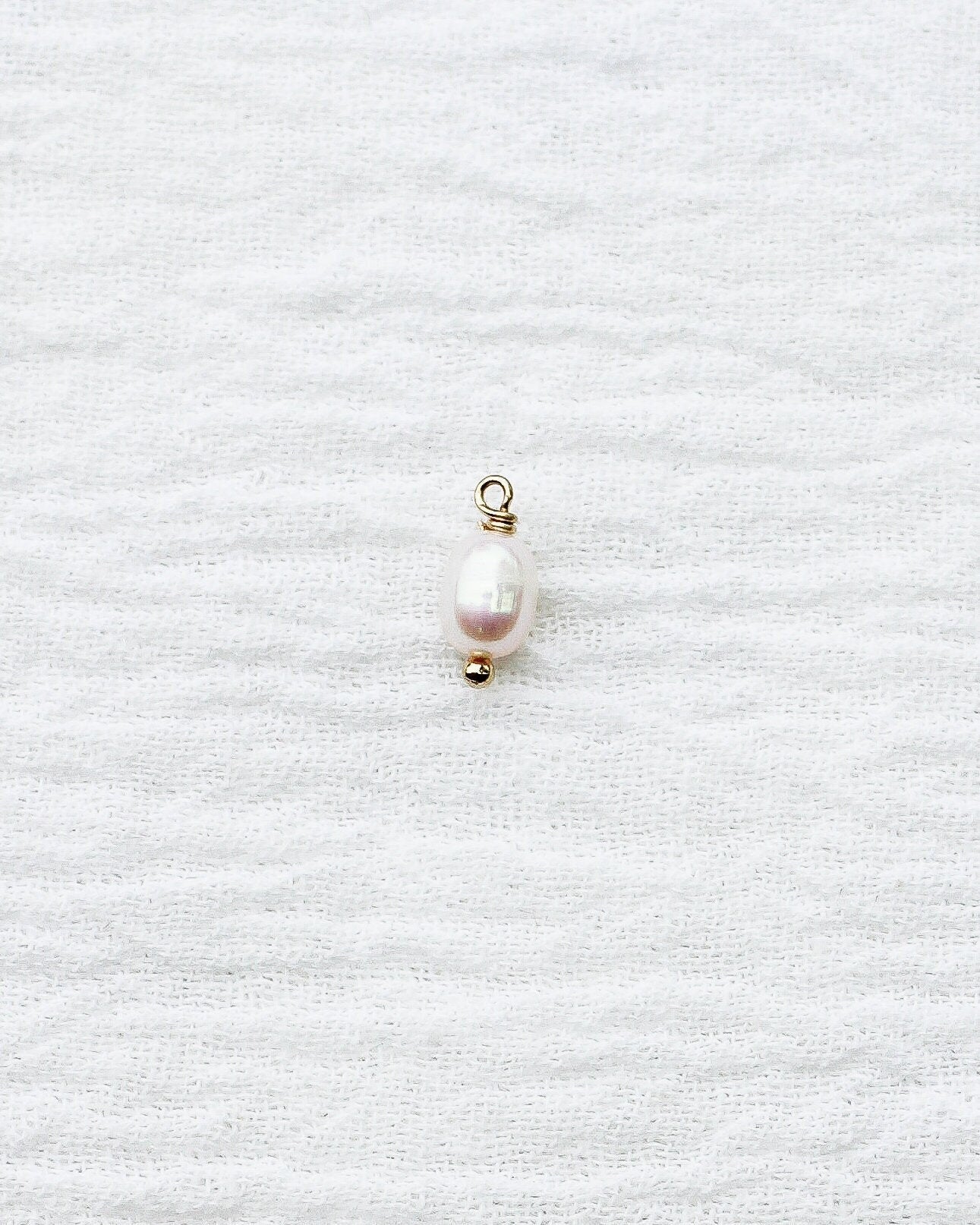 Freshwater Pearl Gold Filled Charm, CH109