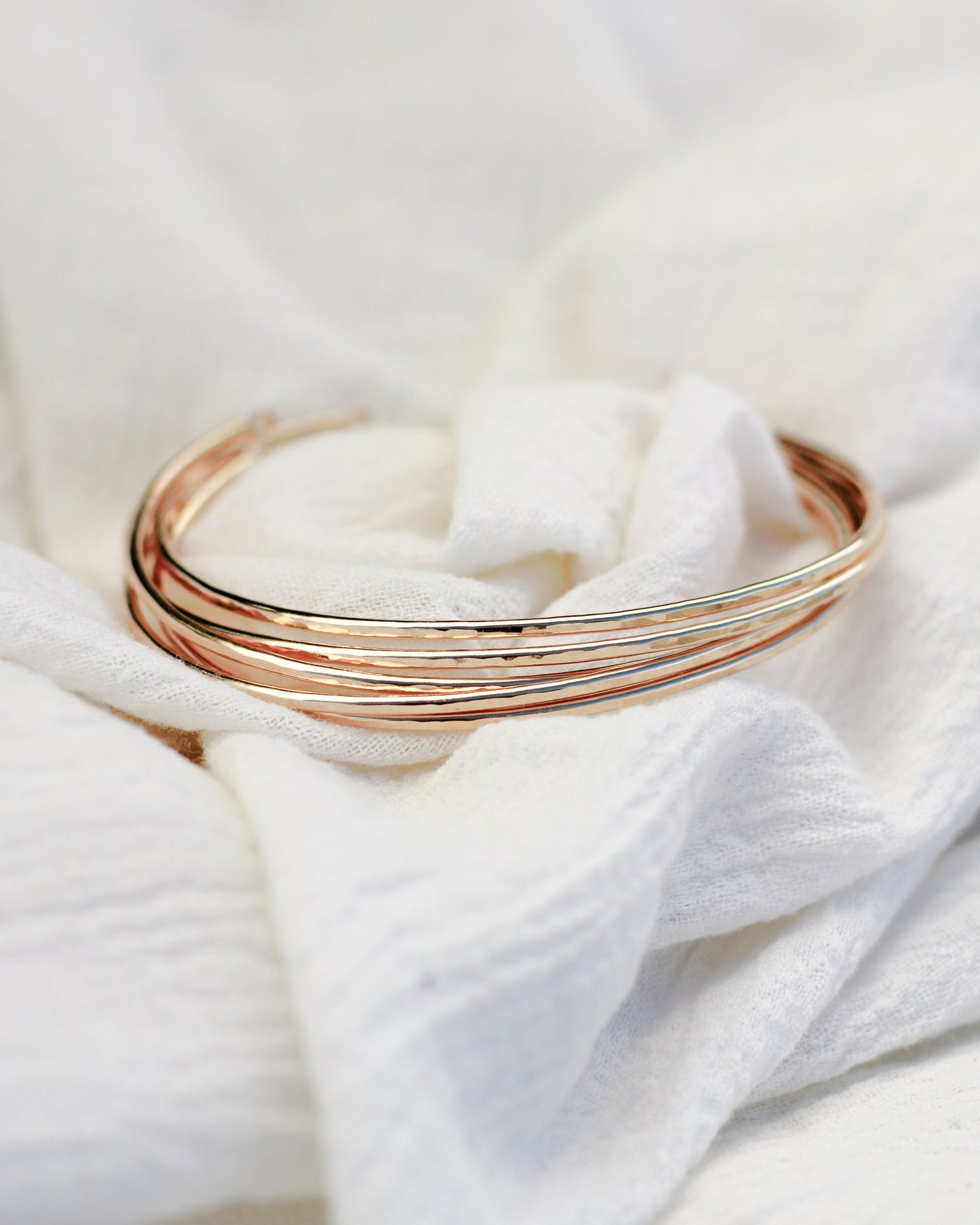 Hammered Bangle Cuff Bracelet, BR34