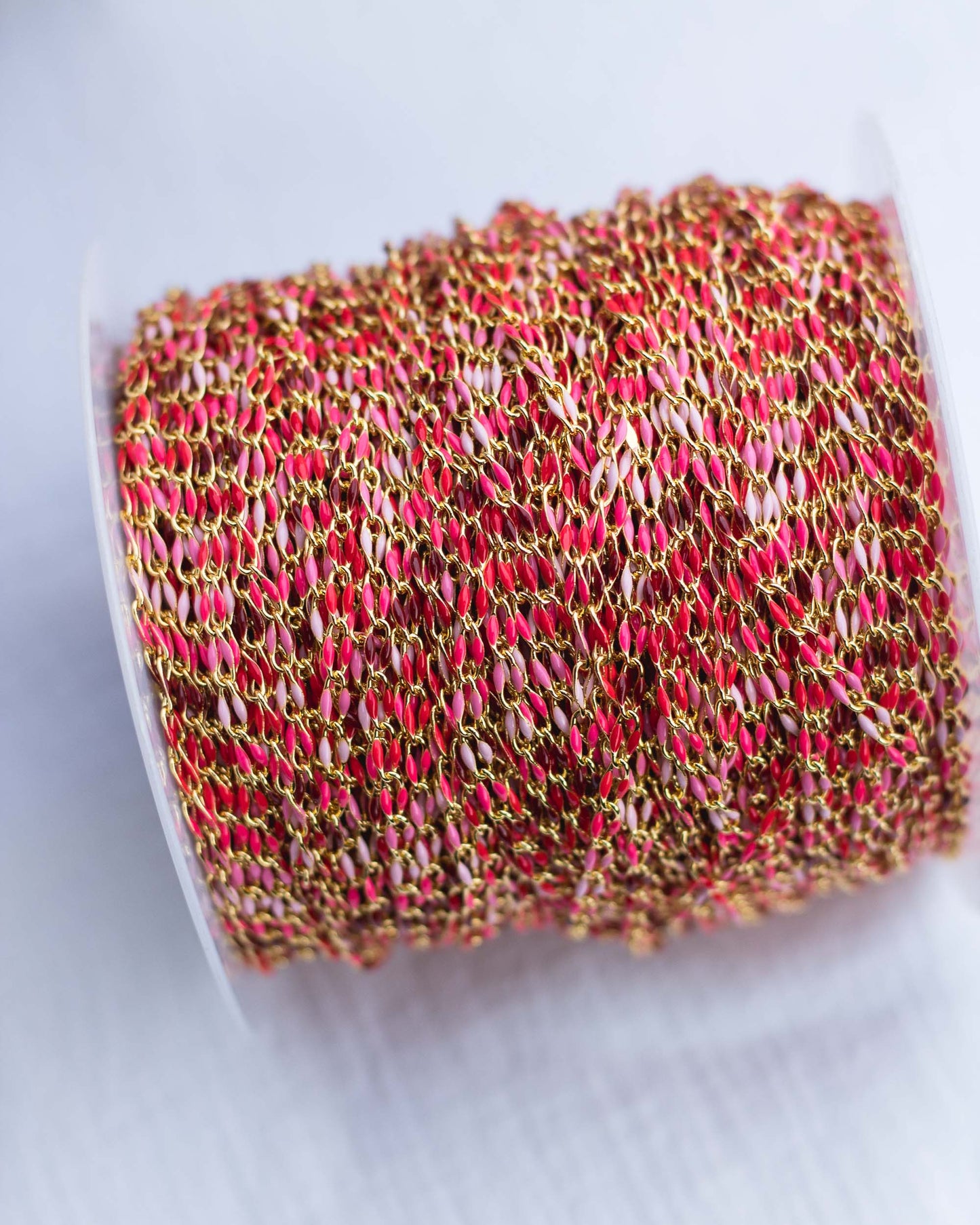 Reds Ombre Enamel Chain, GP141