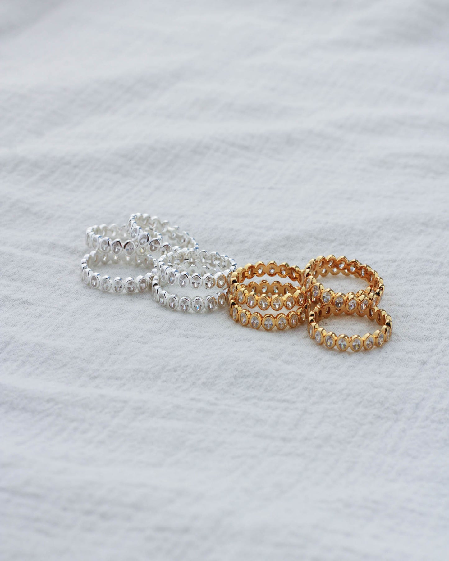 Oval Bar Full Stacking Ring, R52