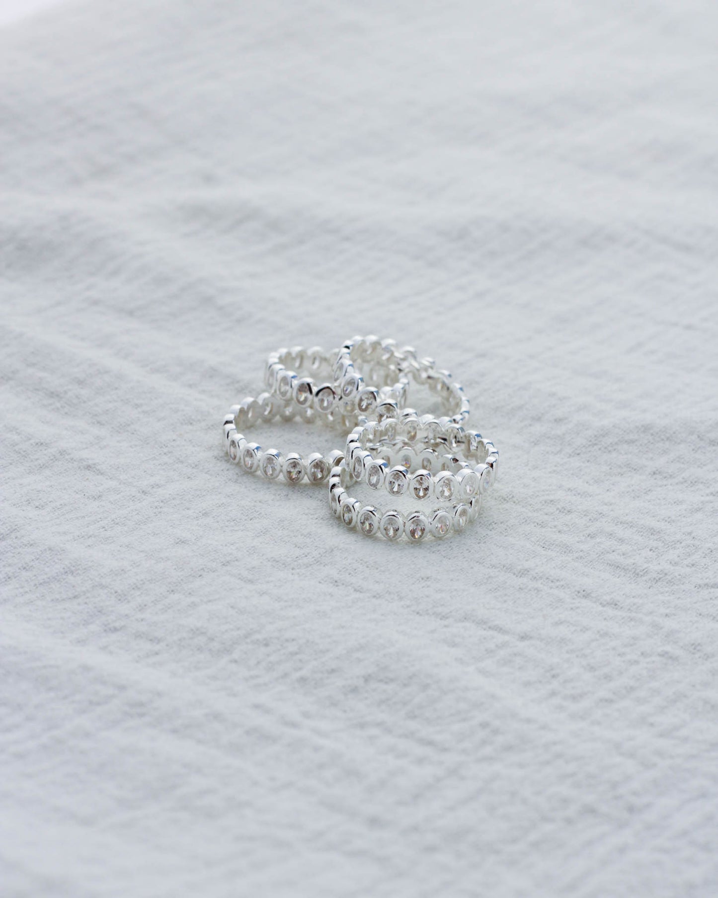 Oval Bar Full Stacking Ring, R52