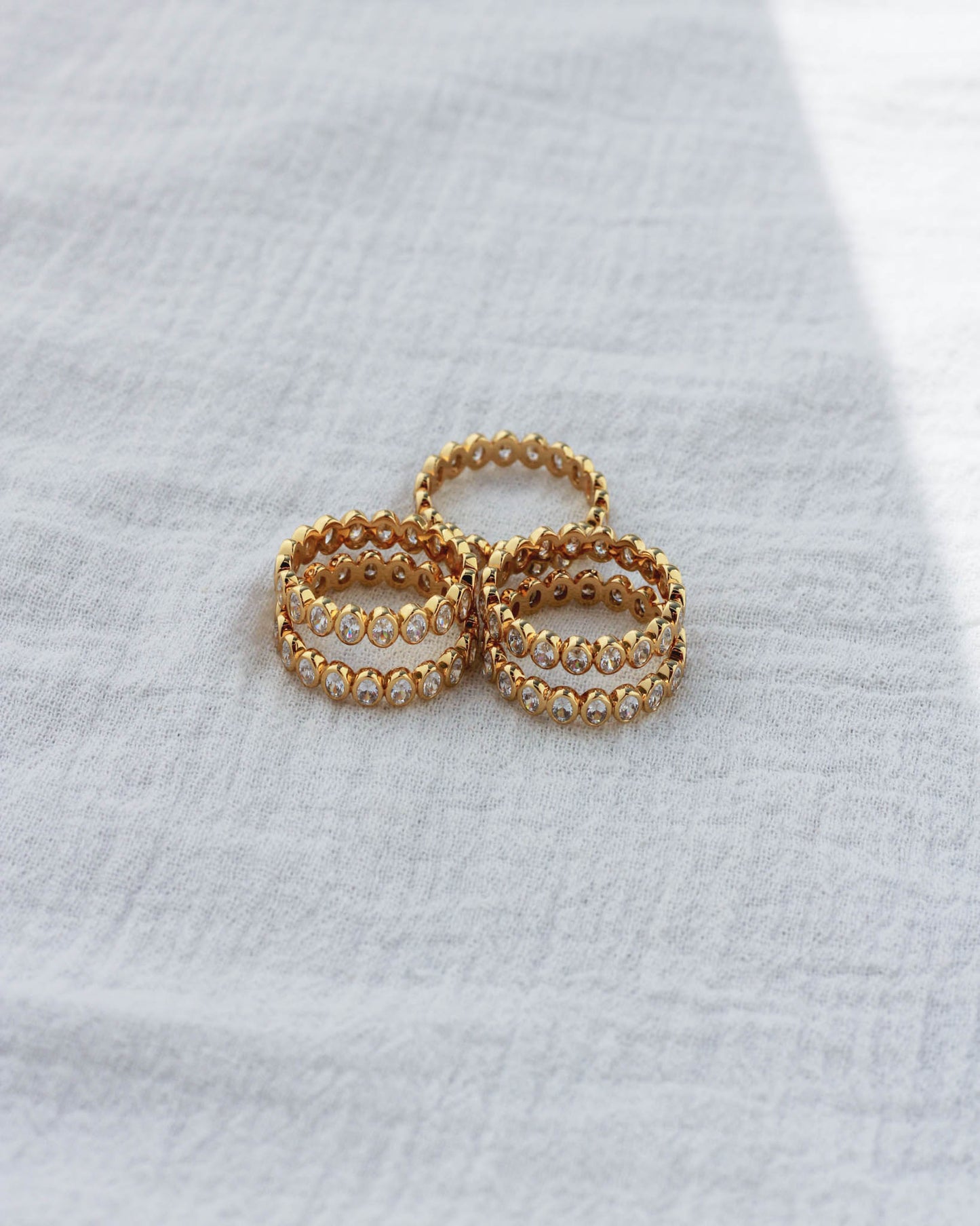 Oval Bar Full Stacking Ring, R52