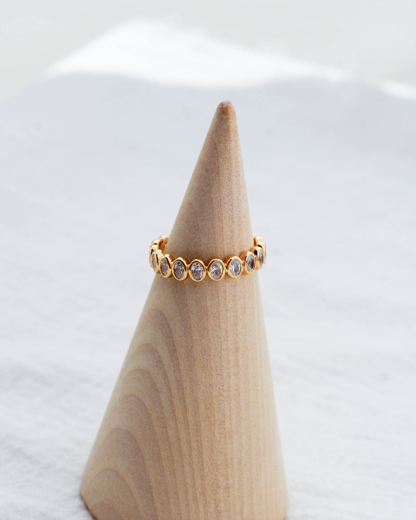 Oval Bar Full Stacking Ring, R52