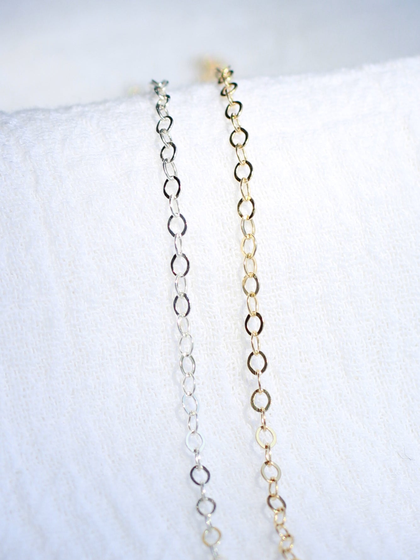 1.8mm Flat Paperclip Chain, G43, S43