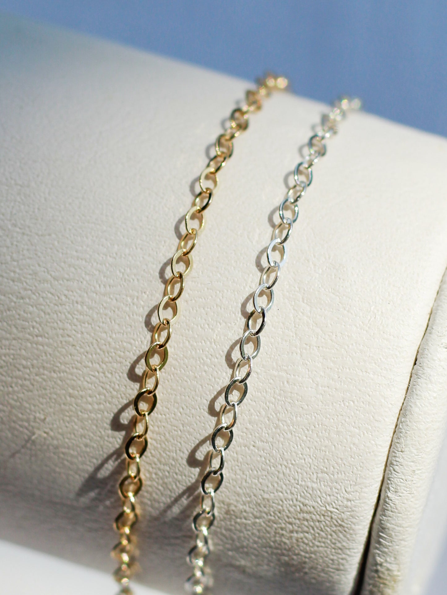 1.8mm Flat Paperclip Chain, G43, S43