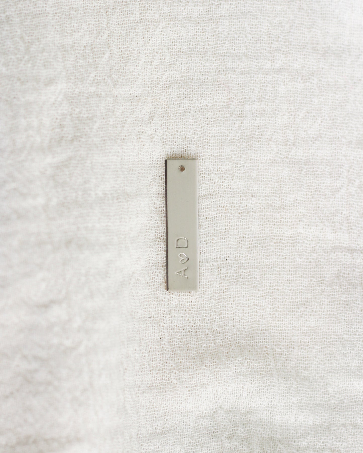 1"x6.4mm Custom Text Bar Charm, CH208