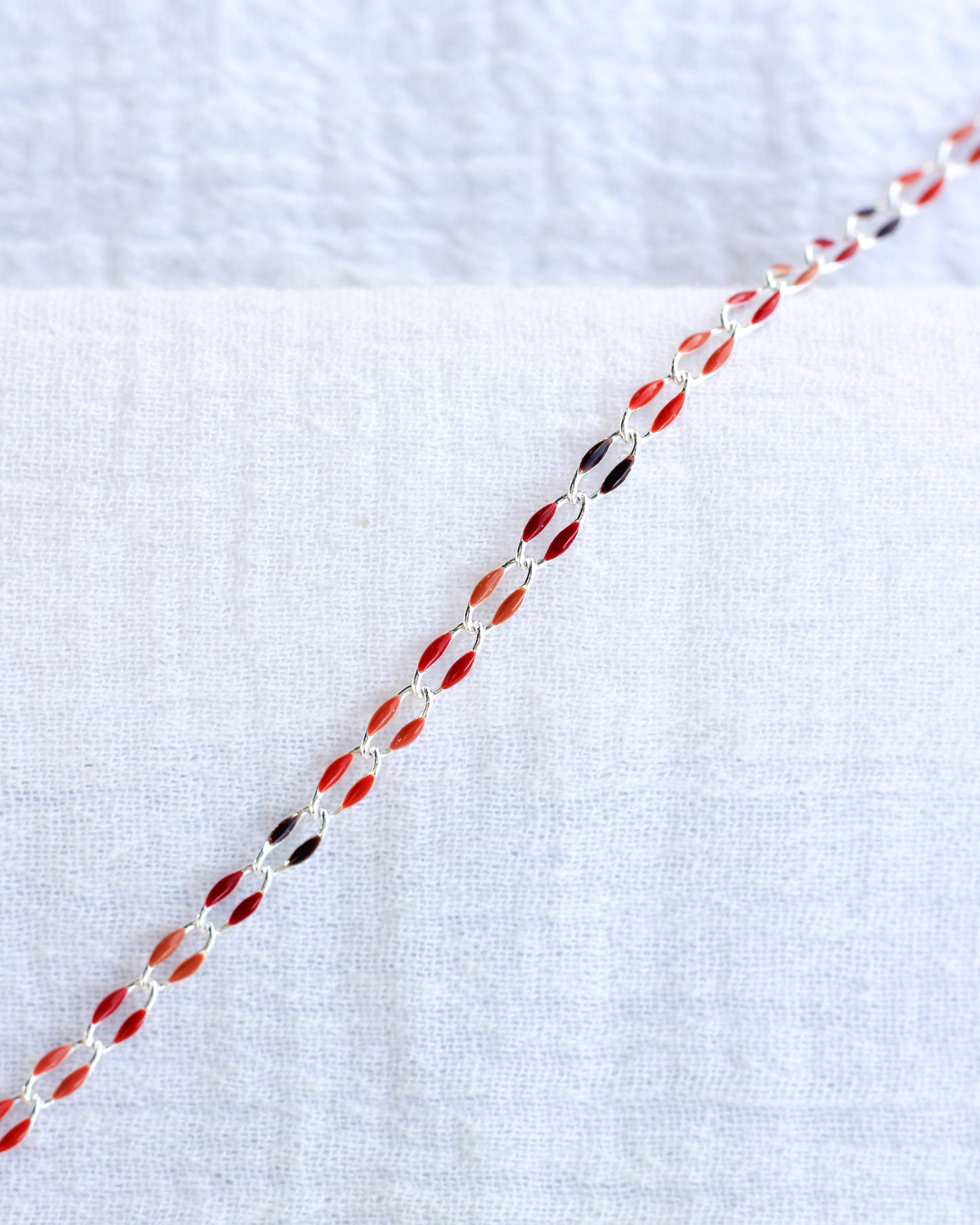 Autumn Multi Color Enamel Chain, SP114
