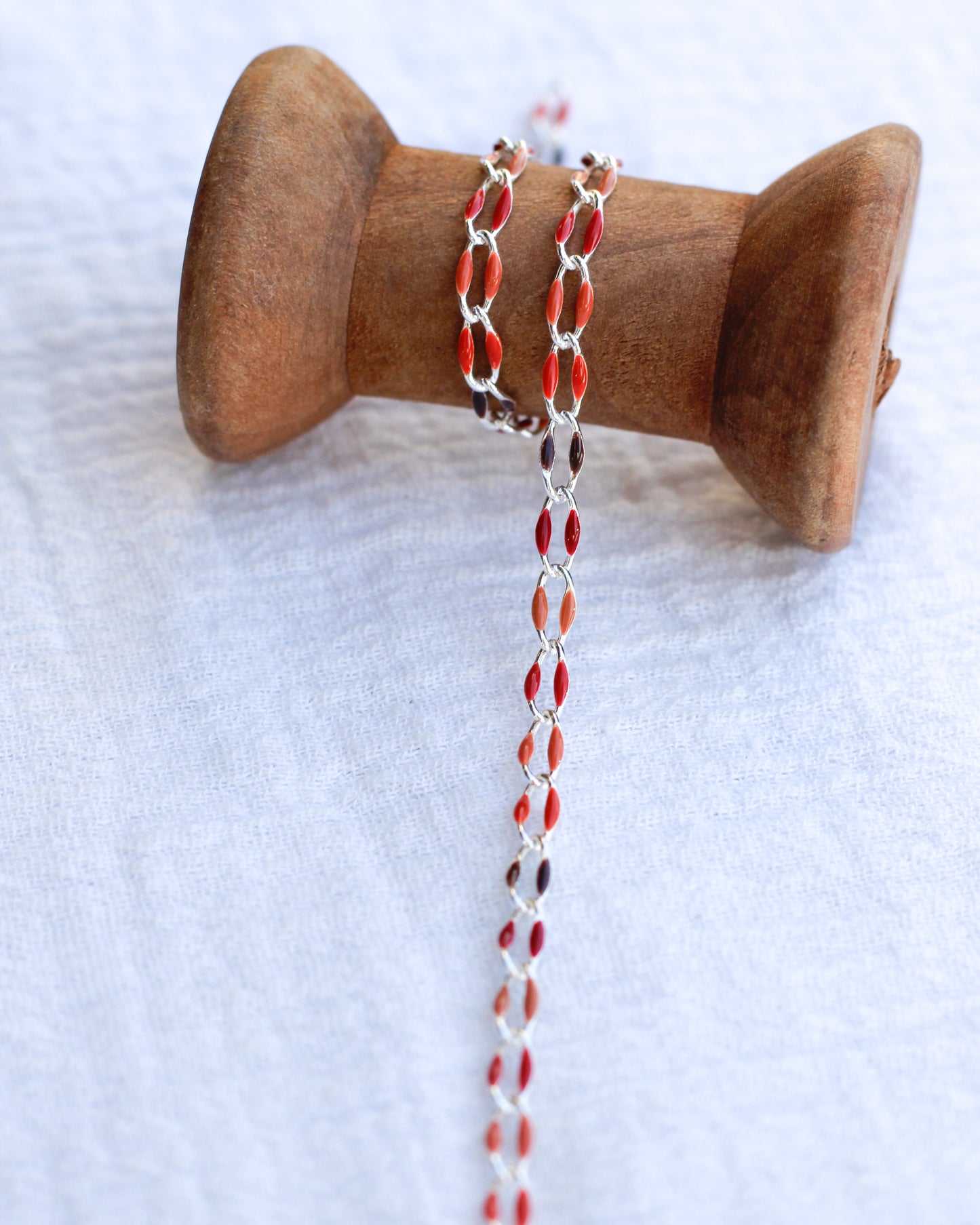 Autumn Multi Color Enamel Chain, SP114
