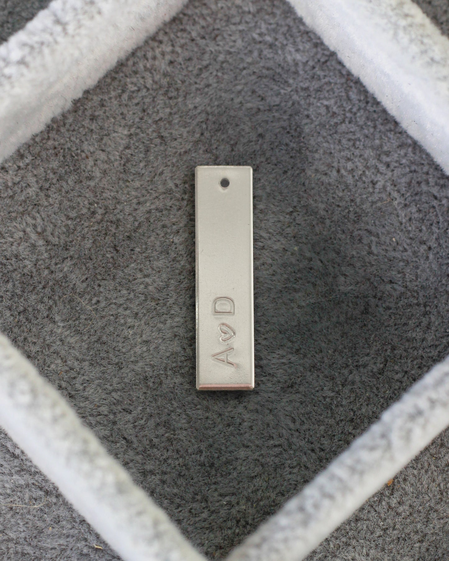 1"x6.4mm Custom Text Bar Charm, CH208