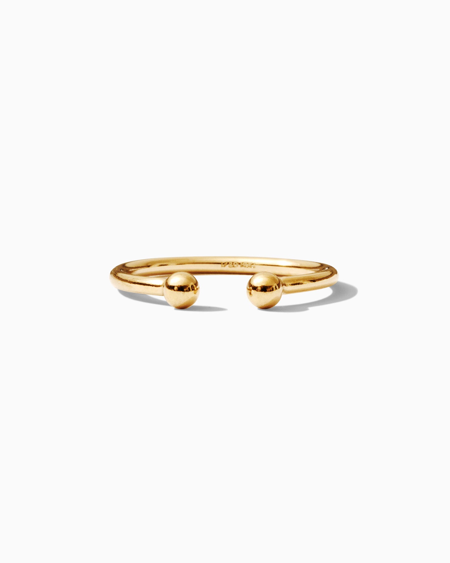 Open Front Beaded Ring, R02