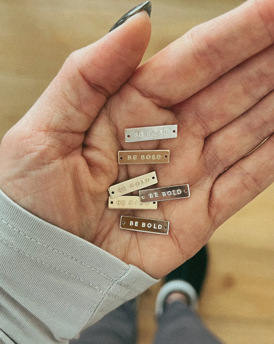 Custom, Hand Stamped Bar Connector, CN89