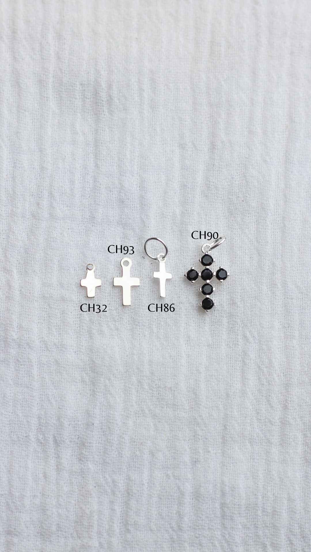 Tiny Cross Charm, CH93