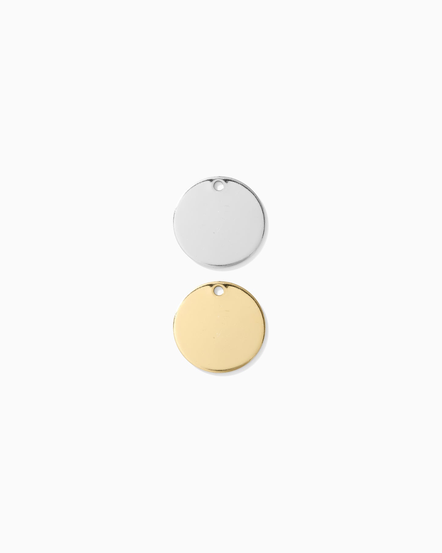 12.7mm Circle Disc Blank with One Hole, BWHCH3