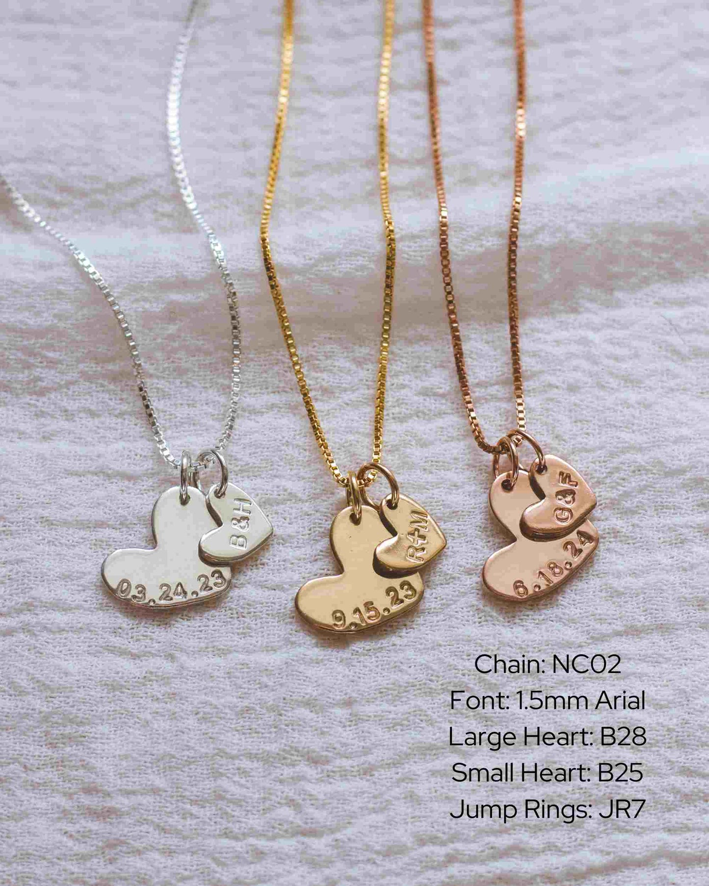 11x13mm Heart Blank with One Hole, B28