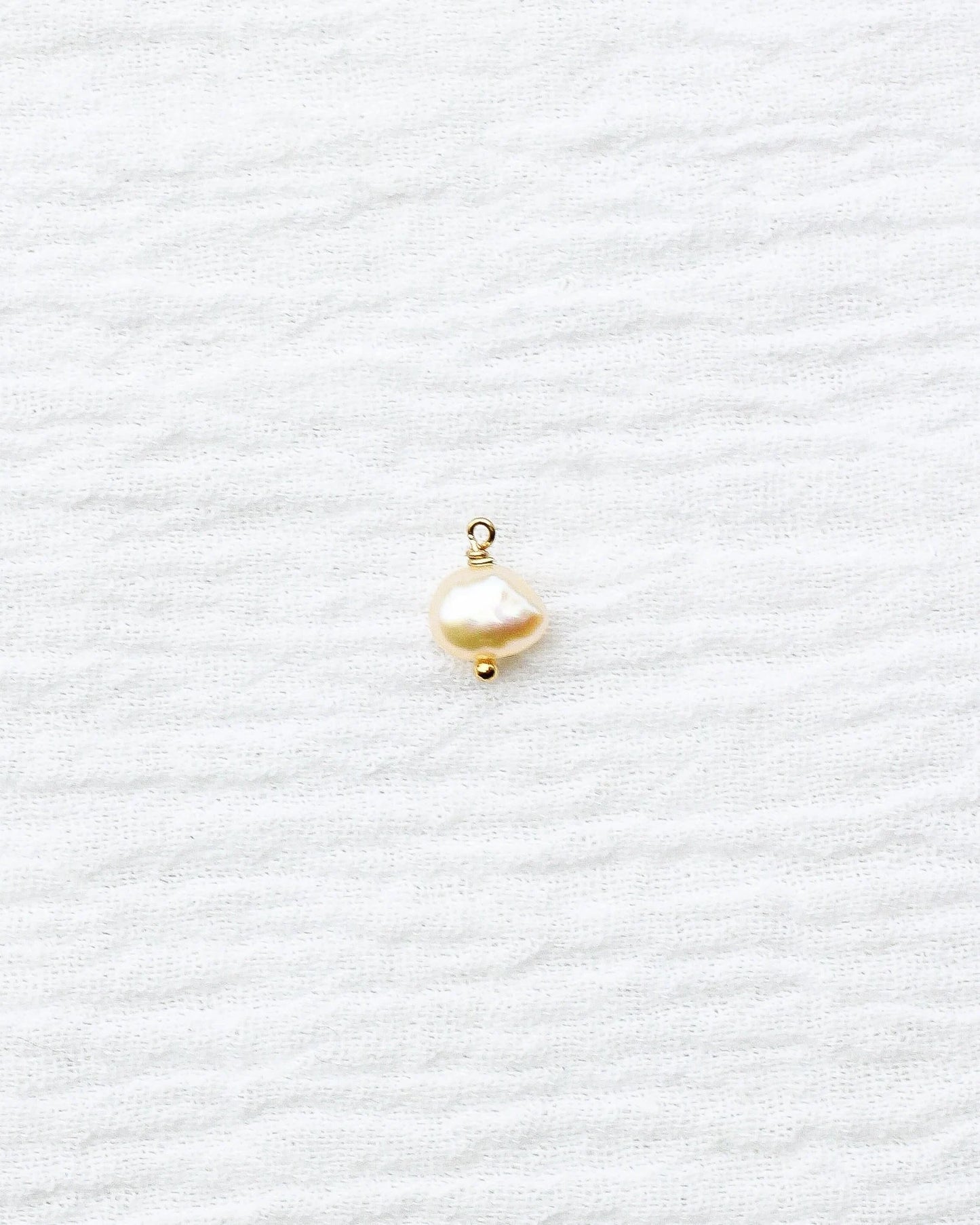 Freshwater Pearl Baroque Shape Charm, CH108