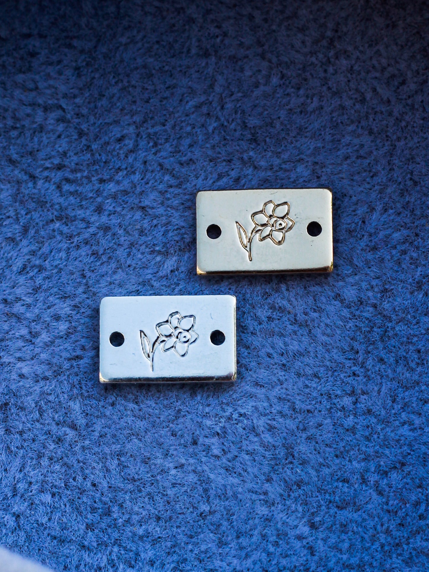 Birth Flower Mini Bar Connector, SCN508
