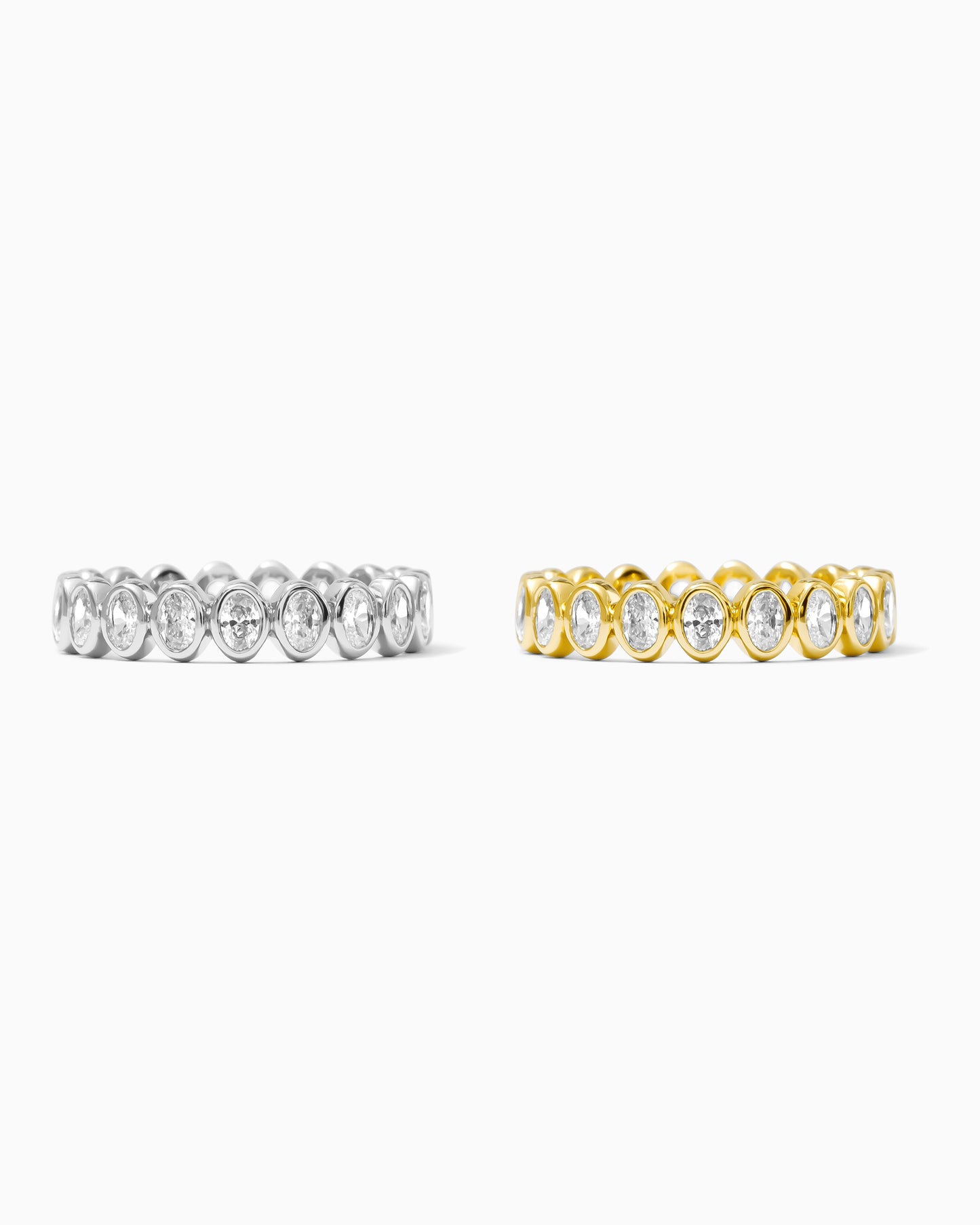 Oval Bar Full Stacking Ring, R52