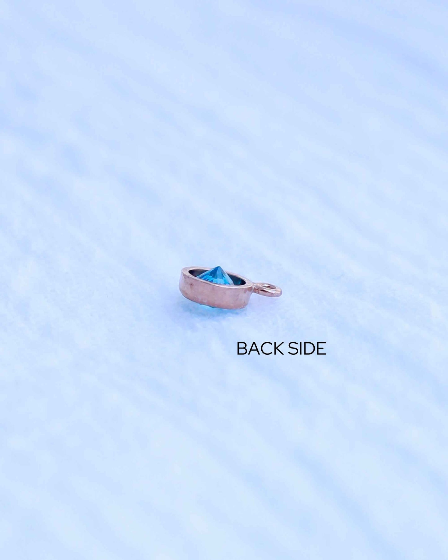 4mm Rose Gold Filled Birthstone Charm, CH11