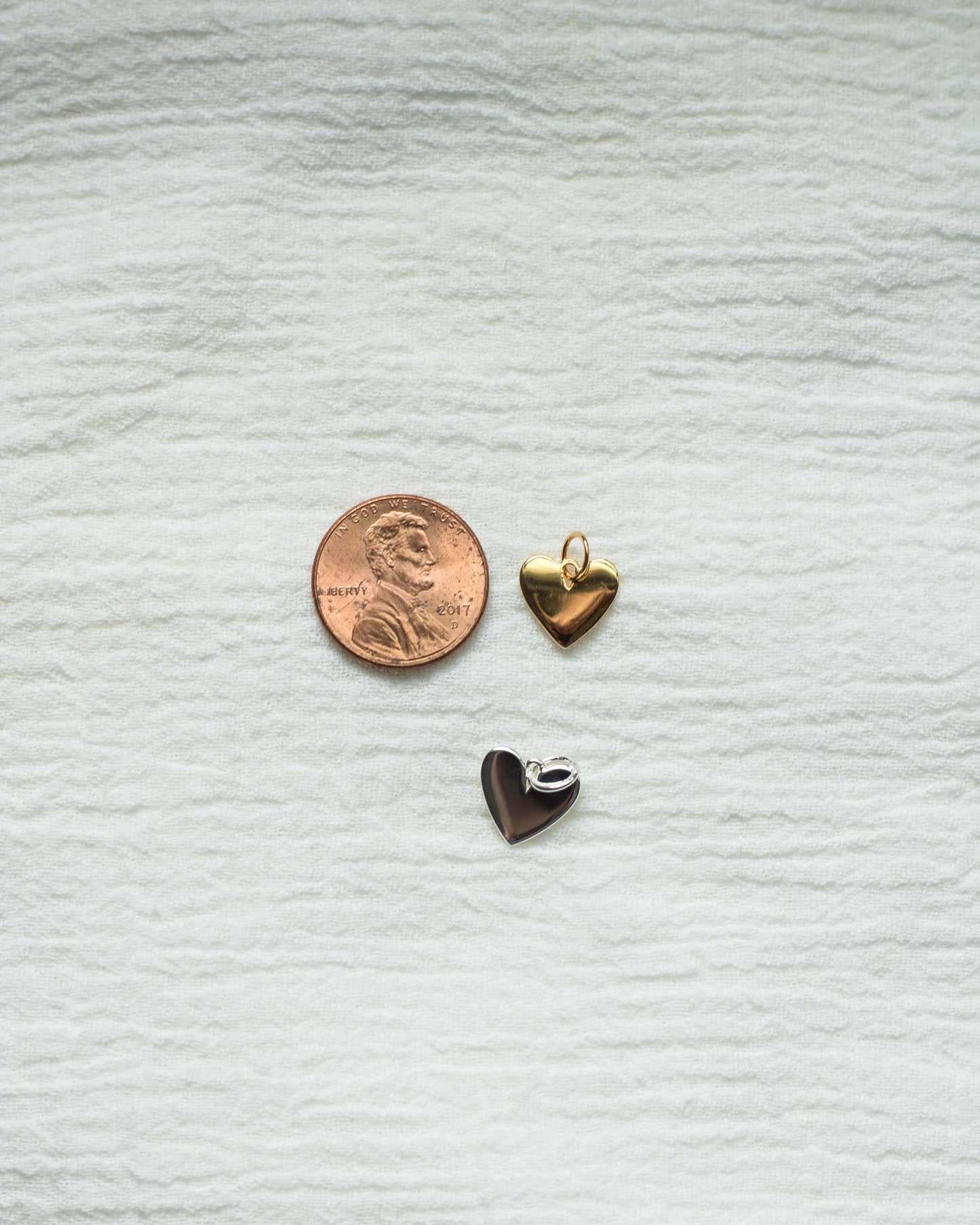 Plain heart pendant, CH36