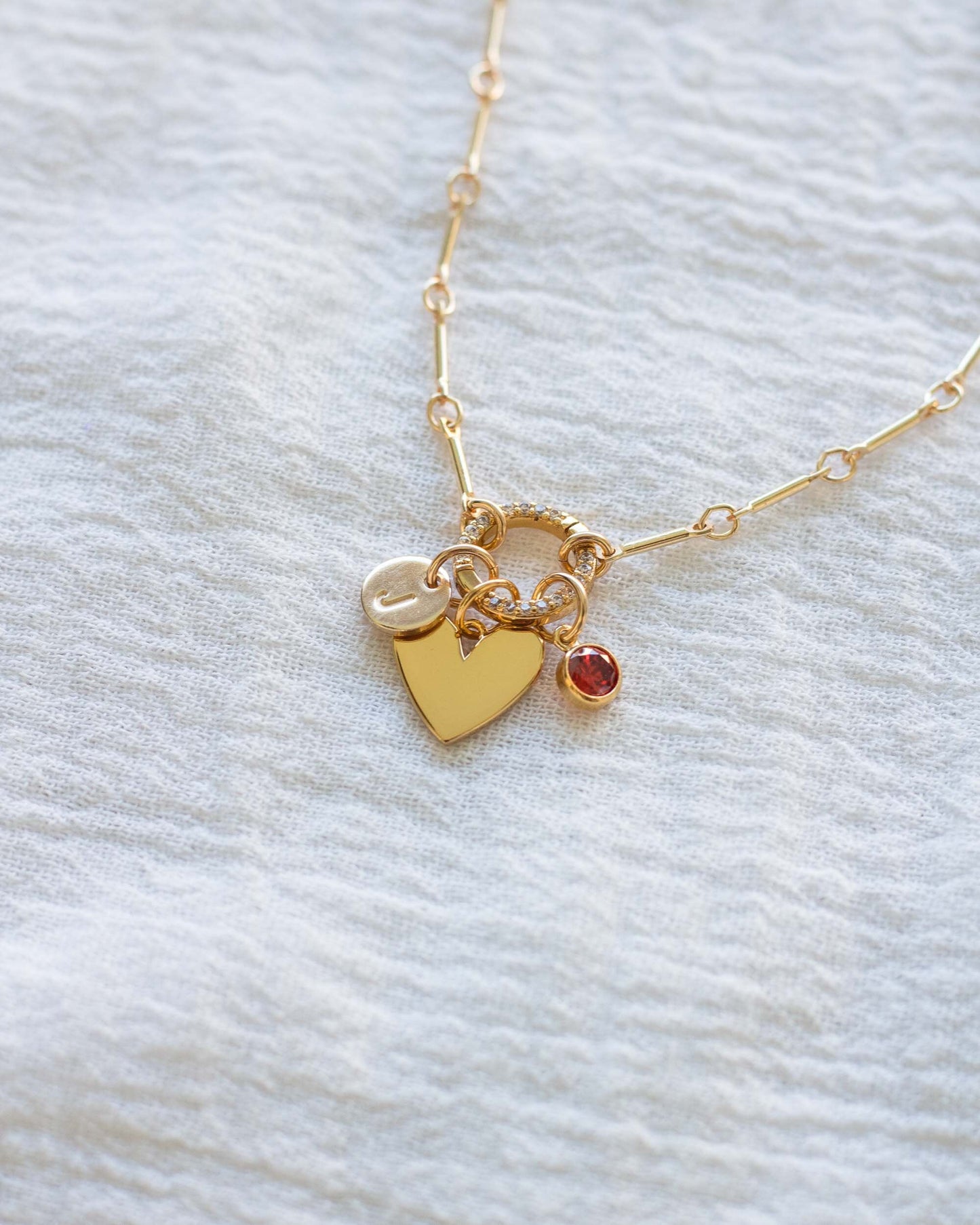 Pave CZ Charm Holder, F4
