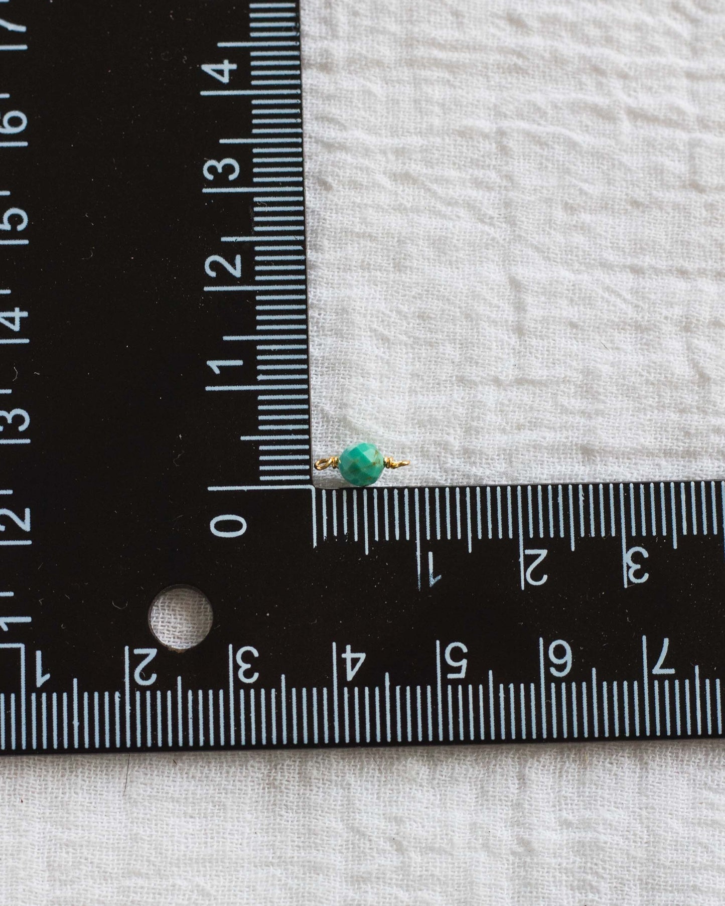 Turquoise Bead Connector, CN97