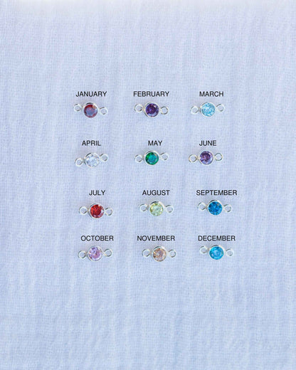 3mm Birthstone Connector, CN115