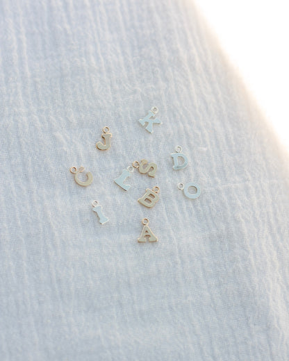5mm 14k Gold Filled Letter Charm, CH4