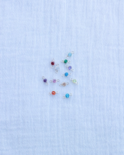 3mm Birthstone Connector, CN115