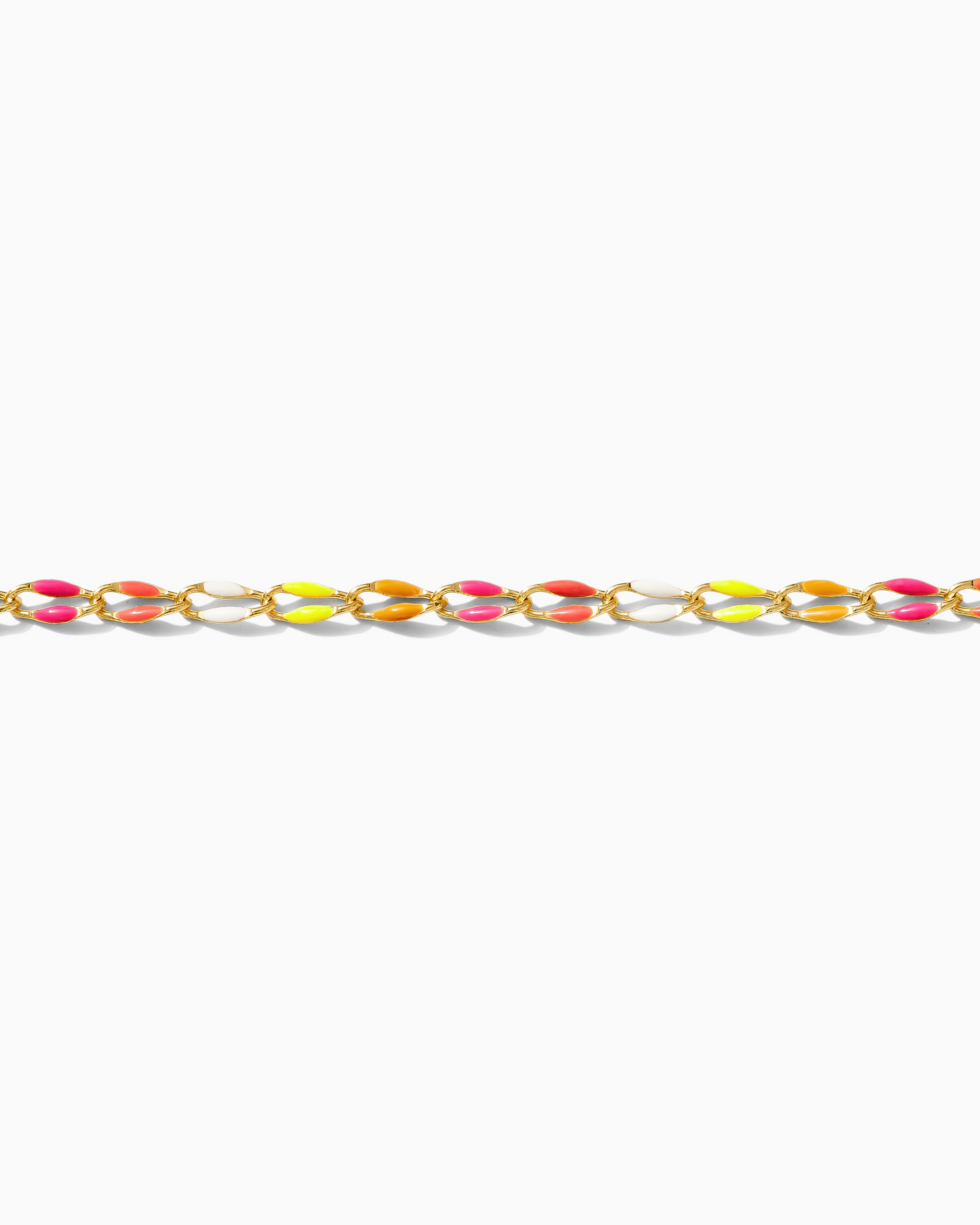 Neon Multi Color Enamel Chain, GP101