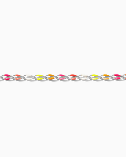 Neon Multi Color Enamel Chain, SP101