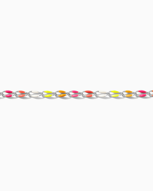 Neon Multi Color Enamel Chain, SP101