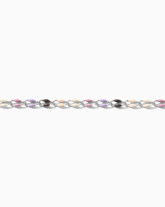 Lavender Multi Color Enamel Chain, SP102