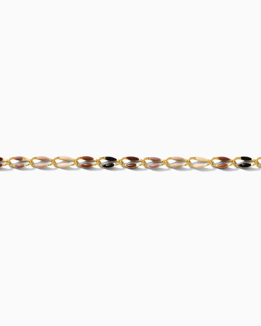 Neutrals Multi Color Enamel Chain, GP104