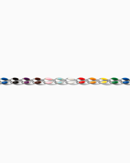 Rainbow Enamel Chain, SP106