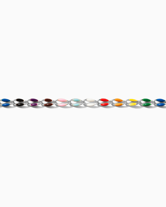 Rainbow Enamel Chain, SP106