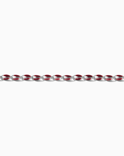 Maroon Enamel Chain, SP118