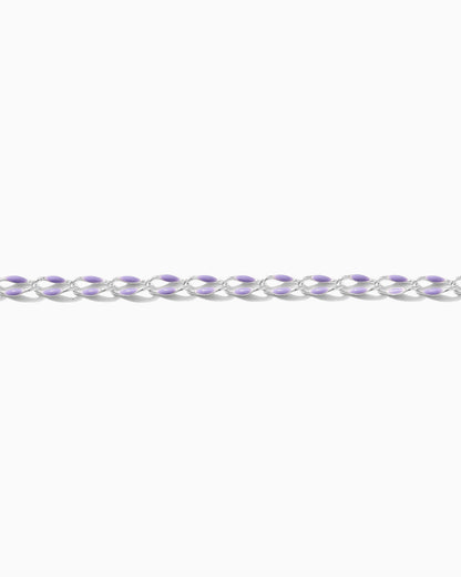 Lavender Enamel Chain, SP119