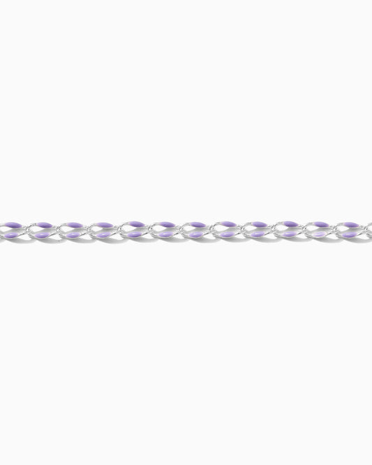 Lavender Enamel Chain, SP119