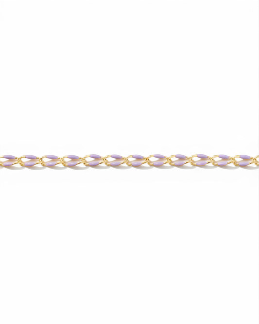 Lavender Enamel Chain, GP119