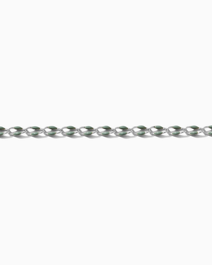 Sage Green Enamel Chain, SP120
