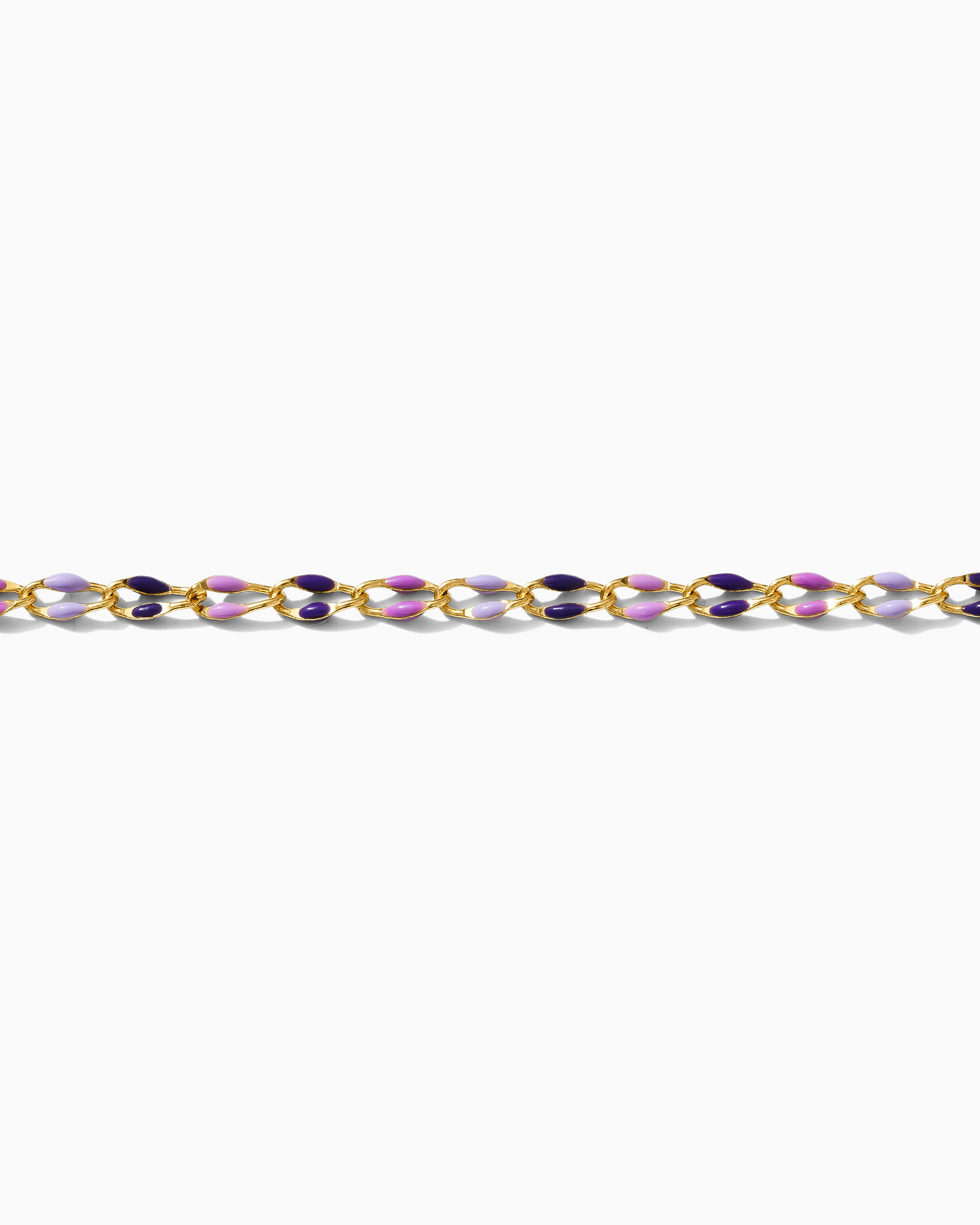Lavender Haze Enamel Chain, GP122