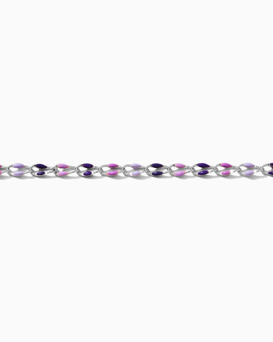 Lavender Haze Enamel Chain, SP122