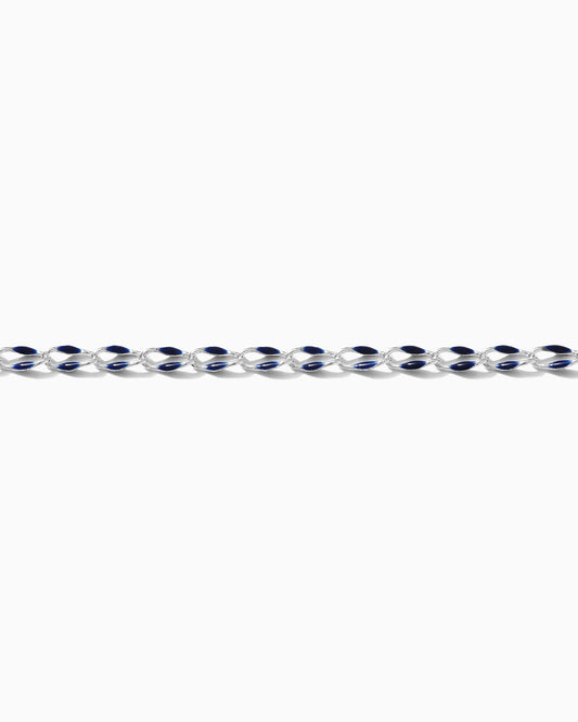 Navy Blue Enamel Chain, SP123