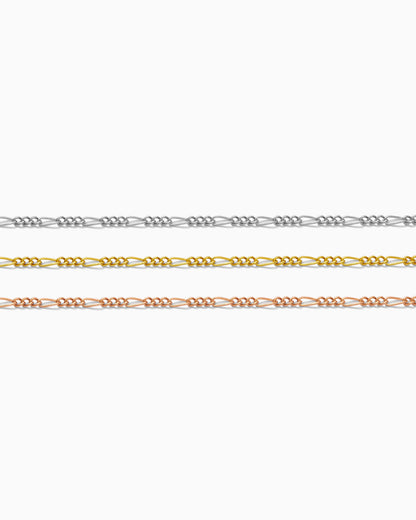 1.5mm Figaro 3+1 Chain, G13, S13, R13