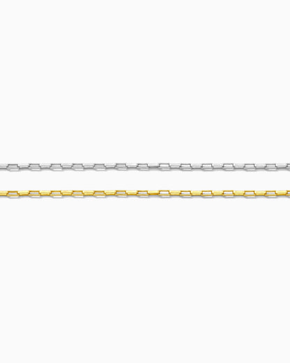 1.5mm Open Box Chain, G14, S14