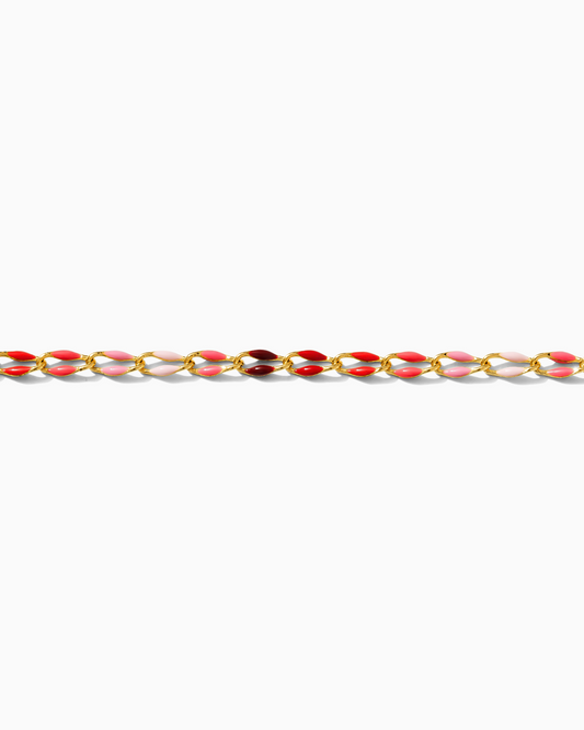 Reds Ombre Enamel Chain, GP141