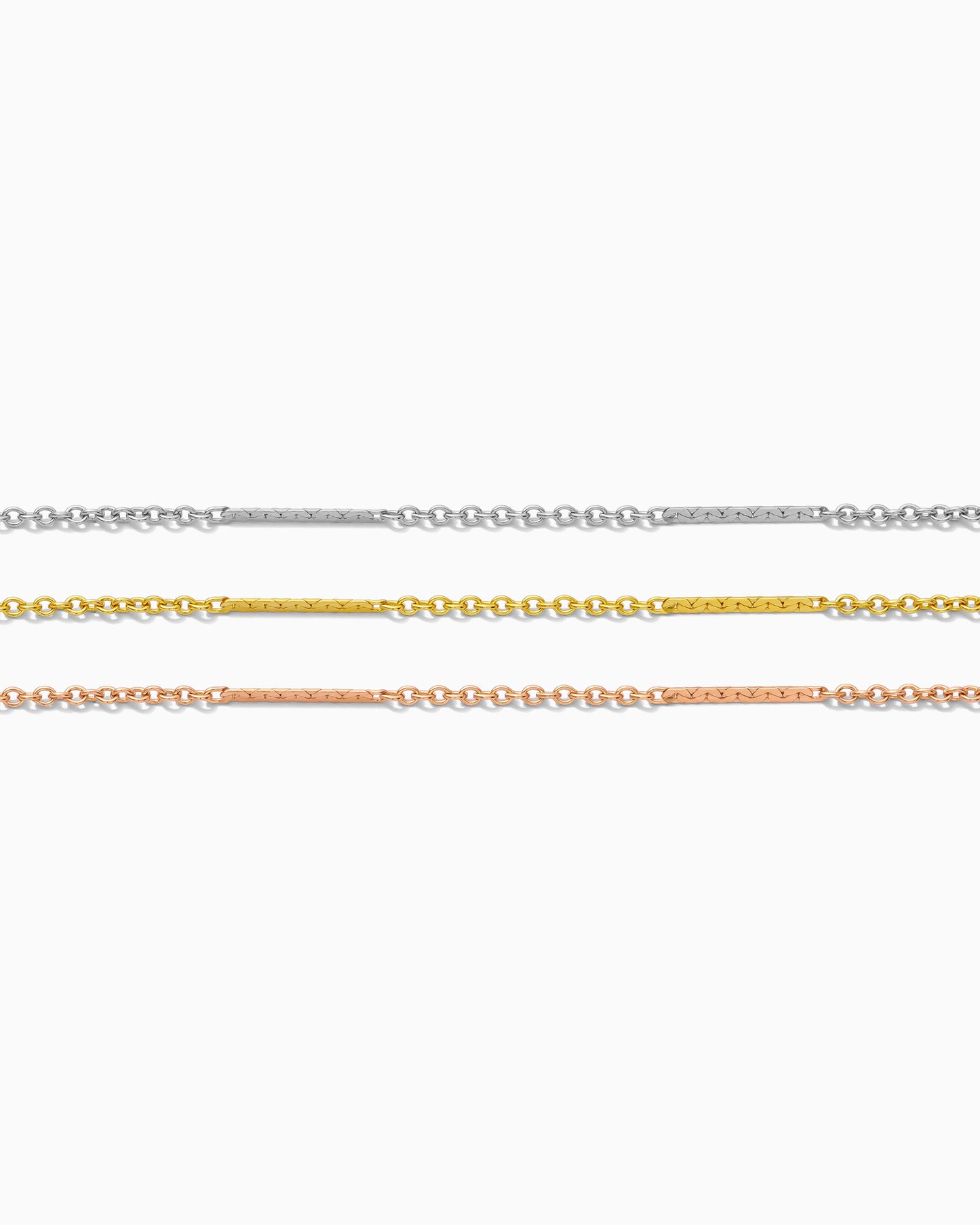 1mm Dapped Bar Chain, G18, S18, R18
