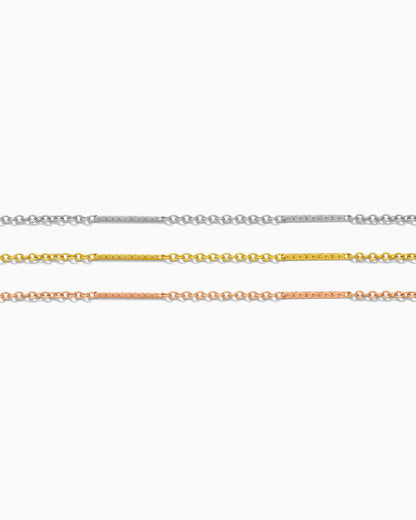 1mm Dapped Bar Chain, G18, S18, R18