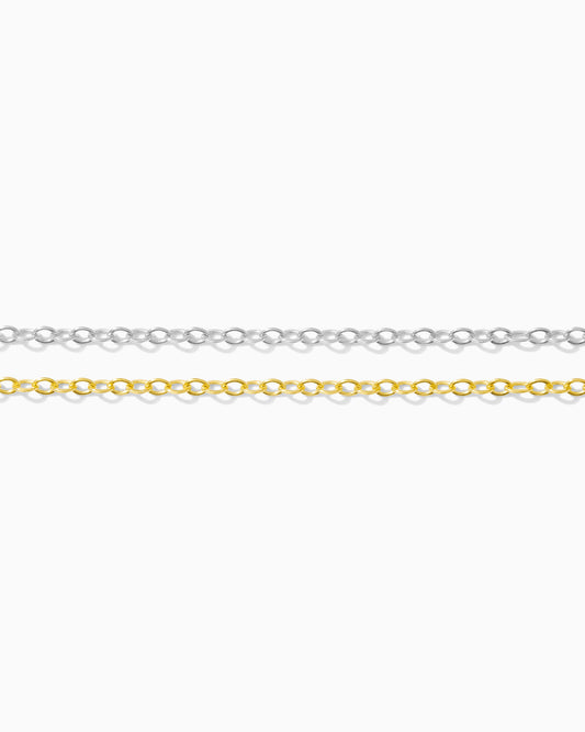 1.7mm Flat Cable Chain, S182, G182
